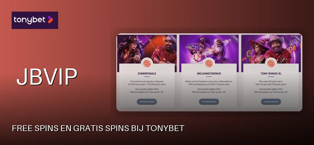 Tonybet promotional banner